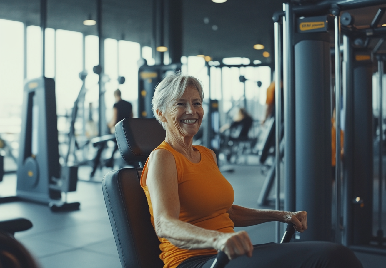 Групове фото наших активних клієнтів старшого віку